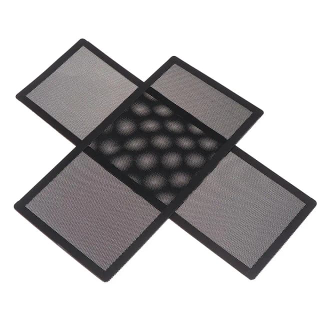 Ventilador de refrigeración de carcasa de PC, filtro de polvo magnético, cubierta de red de malla, protector de ordenador, red magnética duradera fácil de limpiar a prueba de polvo