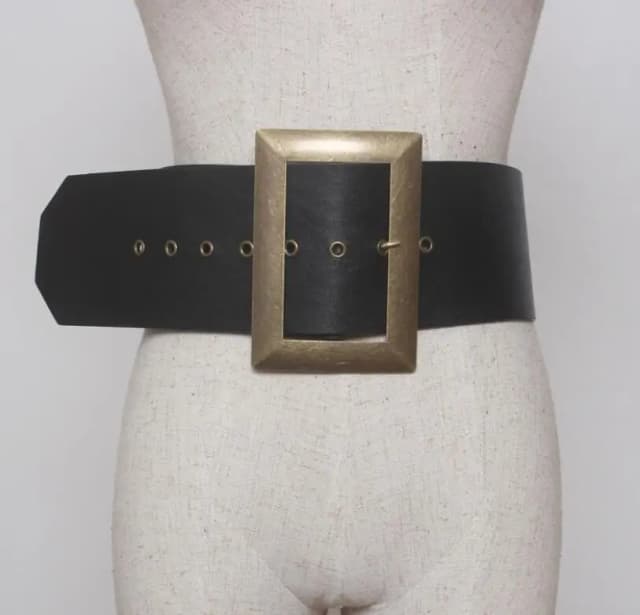 Faja de cuero pu a la moda de pasarela para mujer, vestido femenino, corsés, cinturones, decoración, cinturón ancho R2564