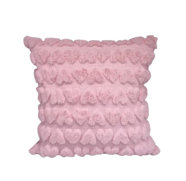 Almohada de sofá en forma de corazón 3D