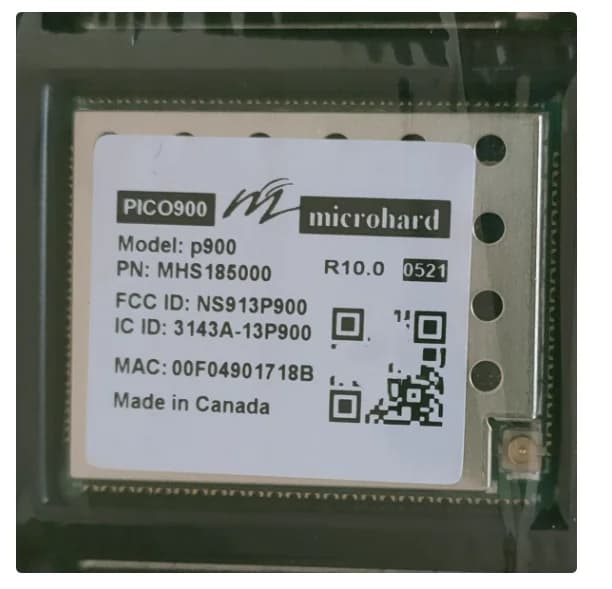 Módulo de transmisión de datos inalámbrico Microhard P900