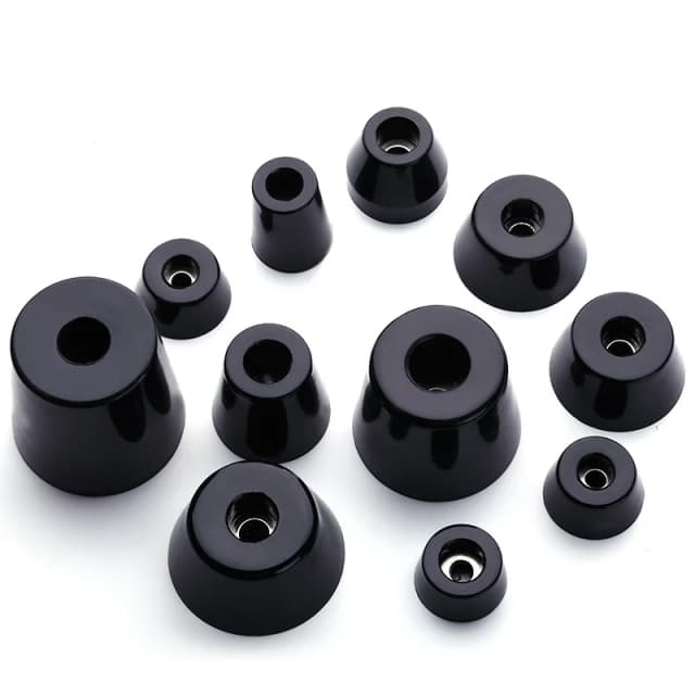 Almohadilla para pies, puntas de goma completas, caja de mesa, altavoz, muebles, soporte de choque, amortiguador antideslizante con junta, 8 Uds.