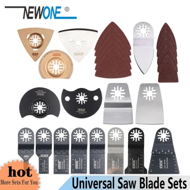NEWONE C66/C100 HCS/diente japonés/herramienta oscilante bimetálica herramienta multifunción hojas de sierra para corte de madera/metal/plástico/cola