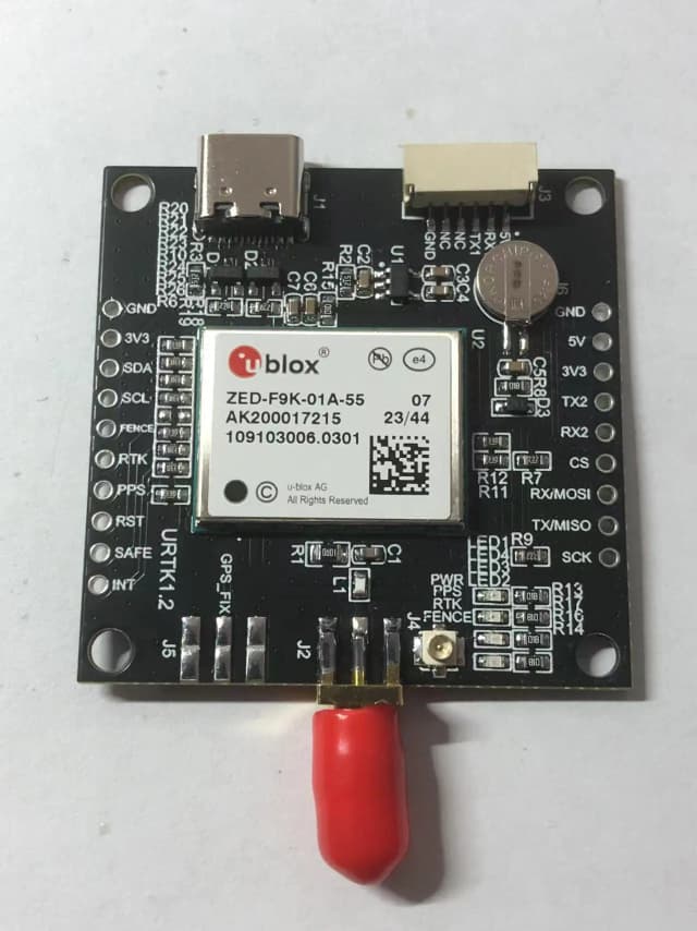 ZED-F9K-01A Excelente placa funciona en serie I2C y SPI ESP32 que controla I2C y SPI UM980 UM982 ZED-F9P