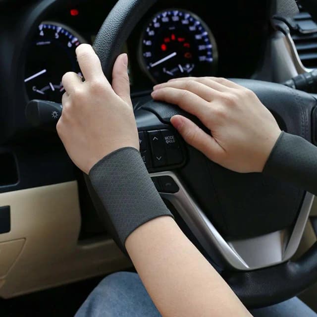 Funda elástica para muñeca al aire libre para hombres y mujeres, mangas refrescantes, protector solar, mangas de seda helada, pulsera deportiva, mangas para brazo de ciclismo