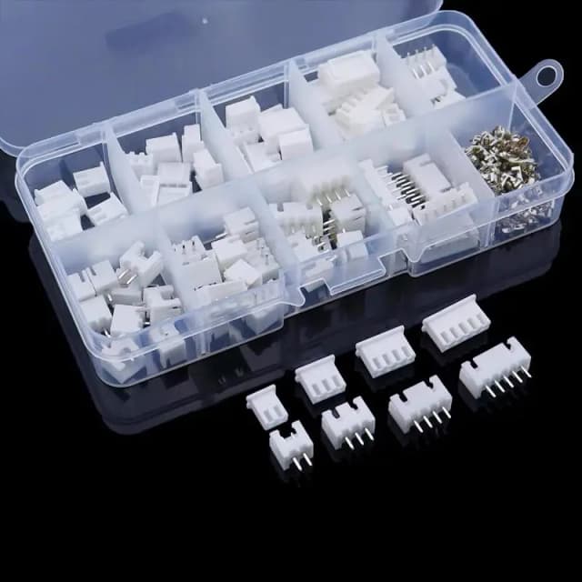 230 piezas 2/3/4/5p Kit de terminales de pines macho y hembra cabezal de clavija de carcasa JST XH-2.54 adaptador de conectores de 4 valores