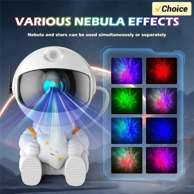 Proyector de Vía Láctea, luz nocturna de Vía Láctea, proyector espacial de astronauta, nebulosa estrellada, luces LED de techo para dormitorio, decoración del hogar