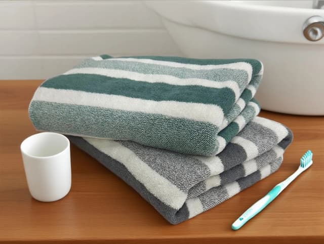 Paquete de 1 toalla de baño gruesa, fuerte absorción de agua y secado rápido, sin desprendimiento, duradera: muy adecuada para familias, playas,