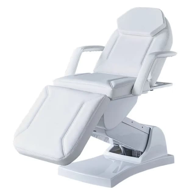 Cama Eléctrica de Lujo con 3 Motores para Extensiones de Pestañas, Ajustable para Esteticistas, Masajes Faciales y Salones de Tatuajes