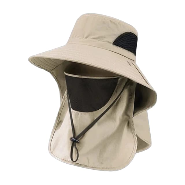 Sombrero de senderismo con protección UV para verano, ala ancha de secado rápido, visera para exteriores, sombreros de cubo, sombrero de sol transpirable de malla, sombrero para ciclismo al aire libre