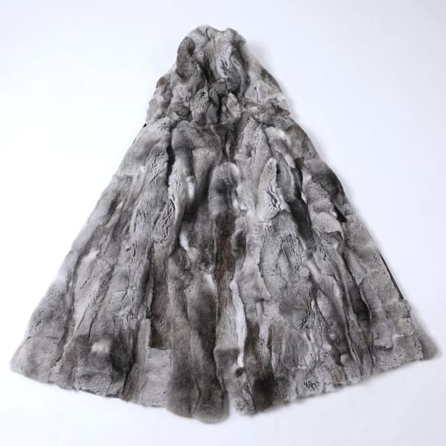 Doublure naturelle en fourrure de lapin de raton laveur de renard véritable pour Parka