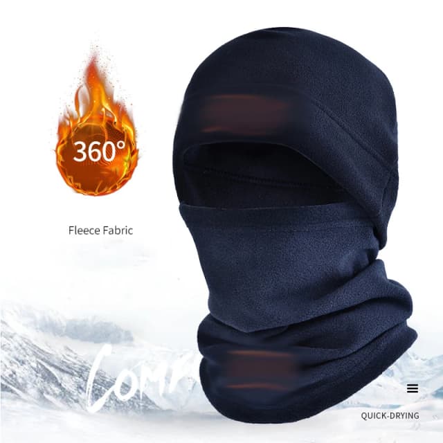 Sombrero de forro polar para hombre, cubierta de cuello de forro polar para deportes, frío columpio, máscara de Montañismo para ciclismo al aire libre, conjunto de cuello frío y cálido, Otoño e Invierno