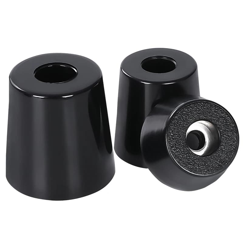 Almohadilla grande para pies, puntas de goma completas, caja de mesa, altavoz, muebles, soporte de choque, amortiguador antideslizante con arandelas, 4 Uds.