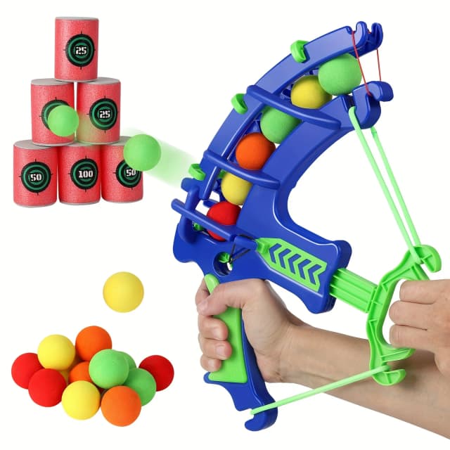 Juguete de práctica de objetivo de bala suave para niños, juguetes educativos de práctica de tiro con balas suaves