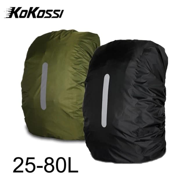 KoKossi 1 個 25-80L バックパック防雨カバーアウトドアスポーツサイクリングハイキングバックパック登山キャンプダストカバー女性男性
