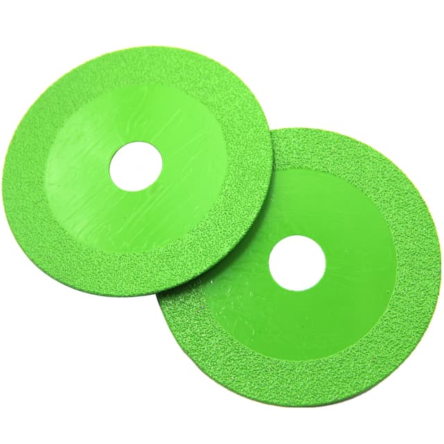 Hoja de soldadura verde ultrafina de diamante, hoja de corte, cerámica, jade, vidrio, azulejo, botella de vino, hoja de sierra de corte