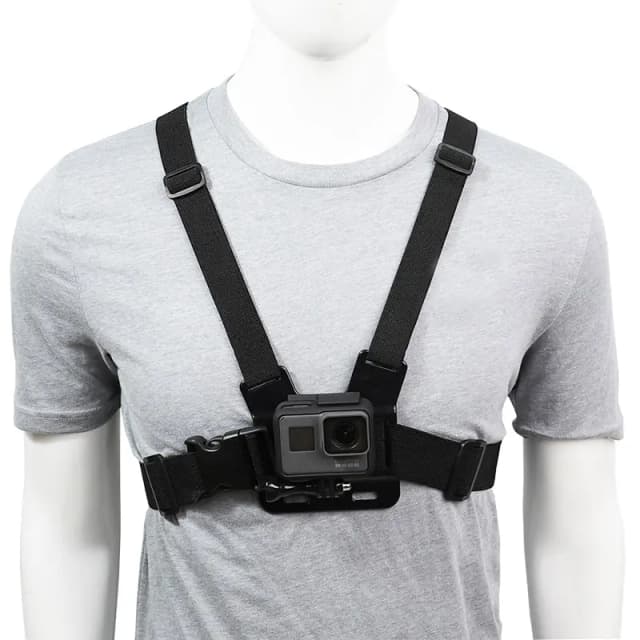 Cinturón de montaje de correa de pecho para Gopro Hero 9 8 7 6 5 4 Insta360 R X2 DJI OSMO arnés de cámara de acción para Go Pro SJCAM EKEN Accesorios