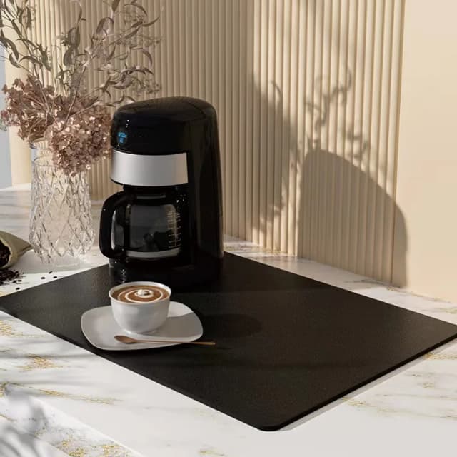 VIKAMA, manteles individuales de café con diatomita de 30x40cm, manteles individuales para mesa, mantel para mesa, cocina, tapete absorbente, Mini alfombra