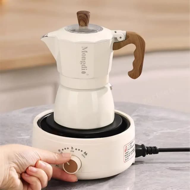 Utensilios de cocina eléctricos, Base calefactora, calentador eléctrico de 500W, estufa de café, calentador de cocina Manual de temperatura ajustable para el hogar