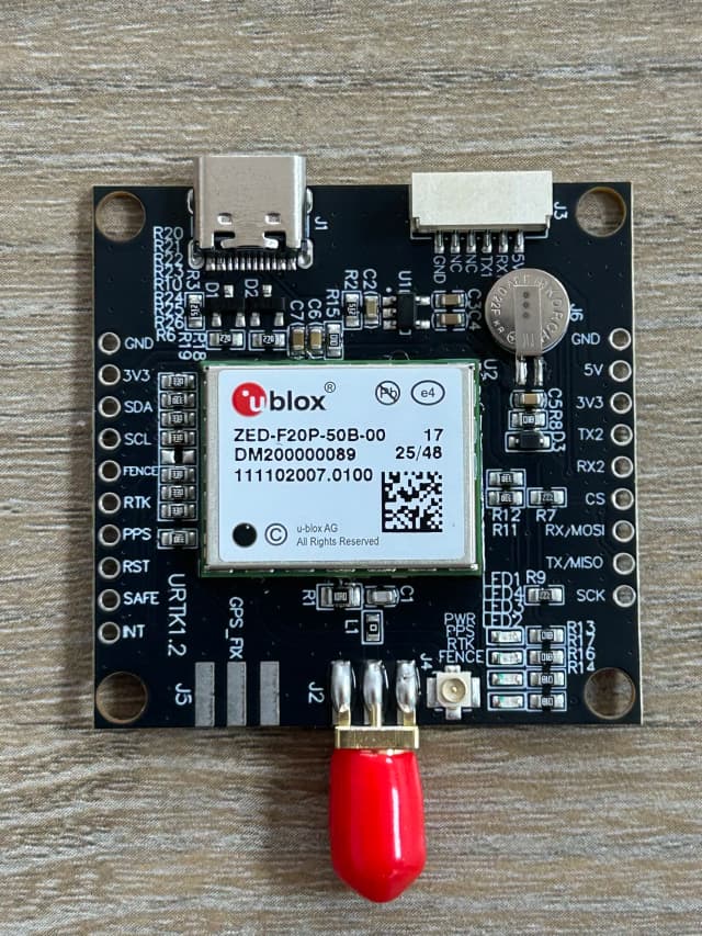 ZED-F20P-50B-00 Excelente Placa, Funciona con Serial I2C y SPI, Control por ESP32 de I2C y SPI, ZED-F20P-00B-00, Desarrollo GNSS ZED-F20P