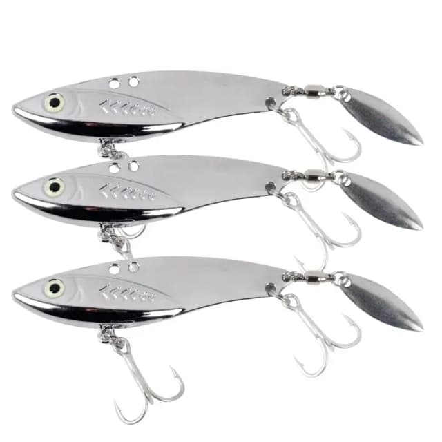 Señuelo VIB de Lanzamiento Largo para Agua Dulce y Salada BURLE 5g-30g, Cebo VIB de Metal de Aleación de Zinc para Pesca