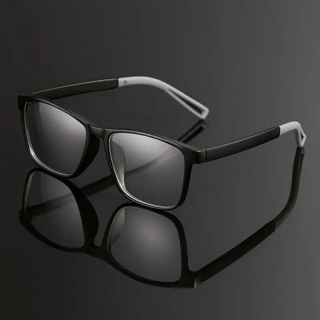 Gafas de lectura TR90 para hombre, lentes de lectura ligeras de 1,00 a + 4,00 grados, con marco completo para ordenador, pantalla Digital para presbicia, 1 ud.