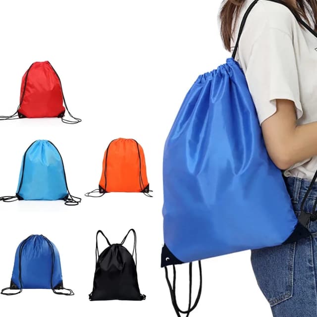 1 Pc 防水ジムバッグ巾着フィットネス旅行屋外バックパック DIY デイバッグショッピングバッグ水泳バスケットボールヨガスポーツバッグ