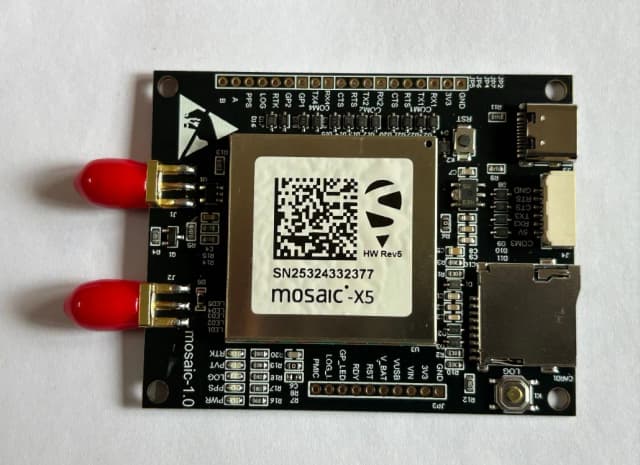 Placa de desarrollo GNSS Triband RTK -Septentrio mosaic-X5