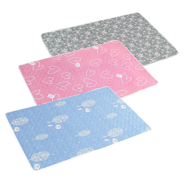 Almohadilla de cama de gran tamaño para el cuidado de los ancianos, diseño de costura de ultrasonido lavable e impermeable para incontinencia y comodidad Menstrual, uso nocturno