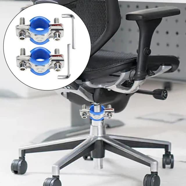 2x tapón de hundimiento para silla de oficina, juego de reparación de sillas de oficina que se hunde de 25-27mm
