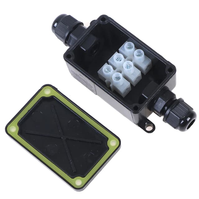 Caja de conexiones de conector de Cable eléctrico IP66 impermeable para exteriores de 2 vías con Terminal caja de conexiones de 450V para luz Led