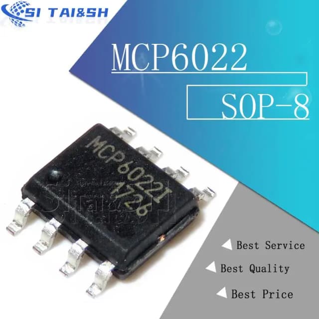 5 uds MCP6022-I/SN MCP6022-I MCP6022 sistema de datos SMD