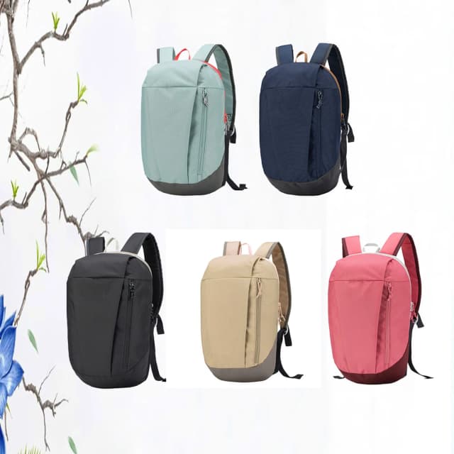 Mini mochila de viaje deportiva para mujer, morral de viaje sencillo y ultraligero que combina con todo, bolso pequeño deportivo para hombre, 1 ud.
