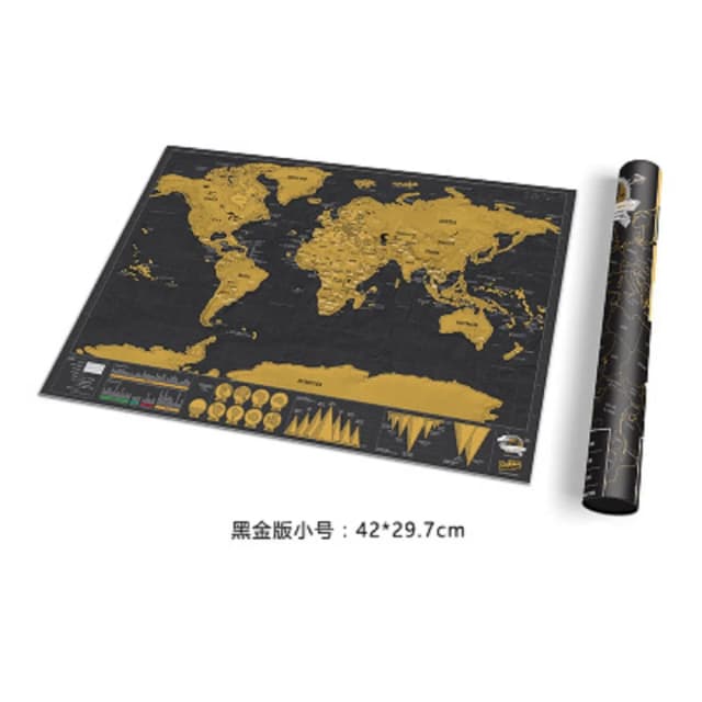 マーク可能なスクラッチマップ中国世界版ミニトラベルパンチカードトラベルトレイルレコードウォールアート教育ポスター装飾マップ