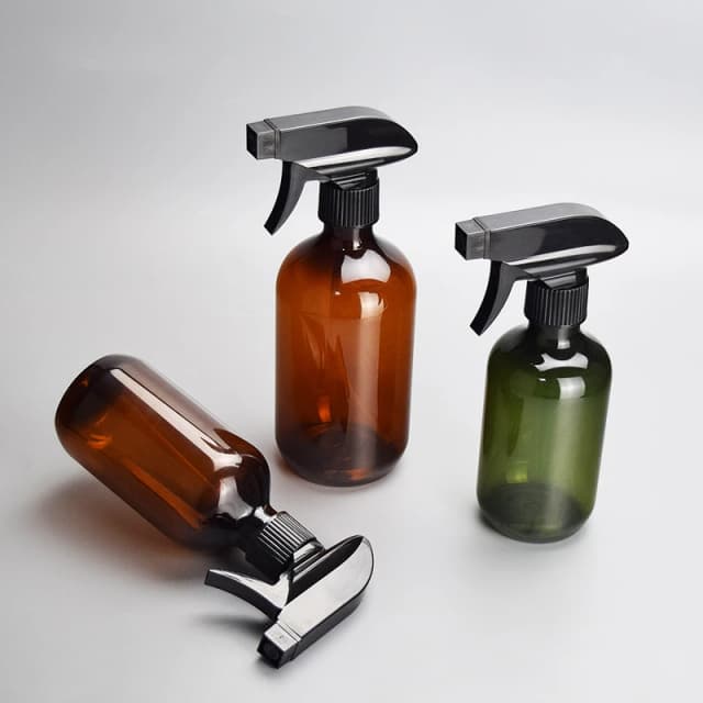 Botella de plástico con pulverizador de gran capacidad, contenedor vacío de alta presión para humectante, lata de agua, estilista de cabello, peluquería, 300/500ML
