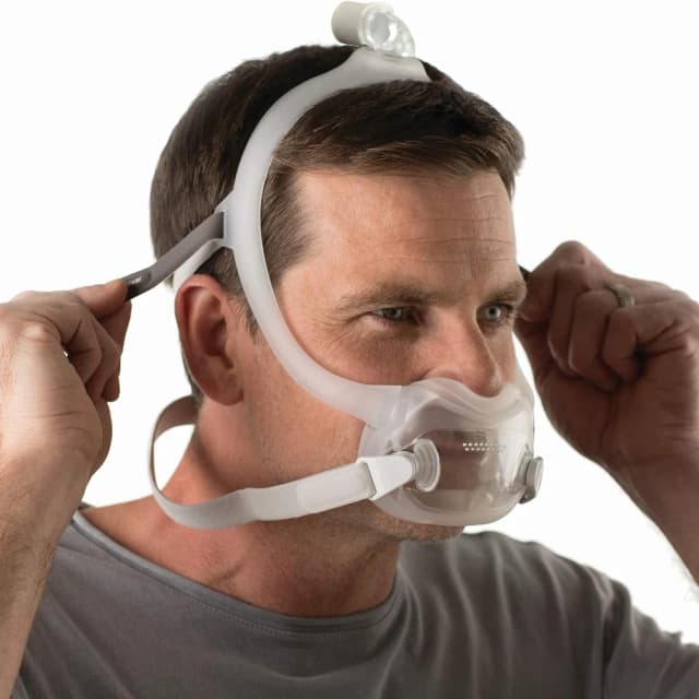 Abzv-para sonho wear cpap substituição de rosto inteiro chapelaria-kit de arnês para terapia de pressão de vias aéreas positiva contínua