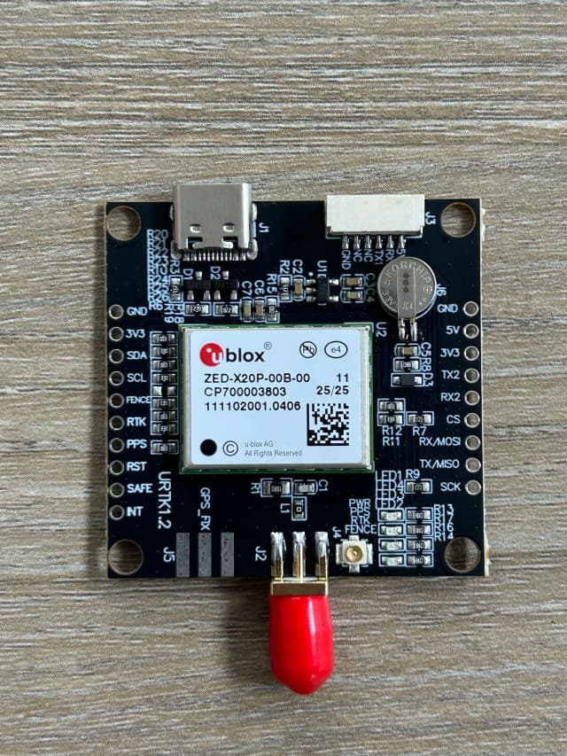 Placa ZED-X20P-00B-00 Excelente, Funciona con Serial I2C y SPI, Control de ESP32 con I2C y SPI, ZED-X20P, ZED-F9P, UM980, UM982