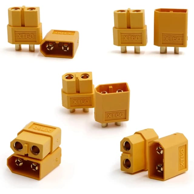 5 pares de conectores XT60 XT60 conectores tipo bala macho hembra enchufes de alimentación para Motor de batería Lipo RC conectores de Dron XT60