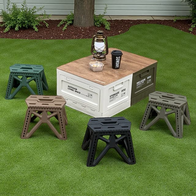 Taburete plegable portátil, taburete duradero de alta carga, silla plegable, taburete pequeño para uso al aire libre, Camping, pesca, barbacoa