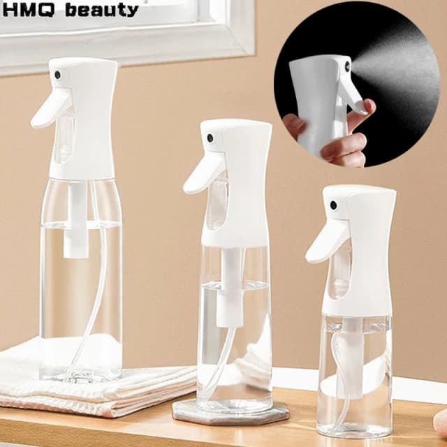 Botella pulverizadora recargable de 200/300/500ml, pulverizador de niebla de agua ultrafino para el cuidado de la piel, botellas separadas de viaje, herramientas de peluquero para salones