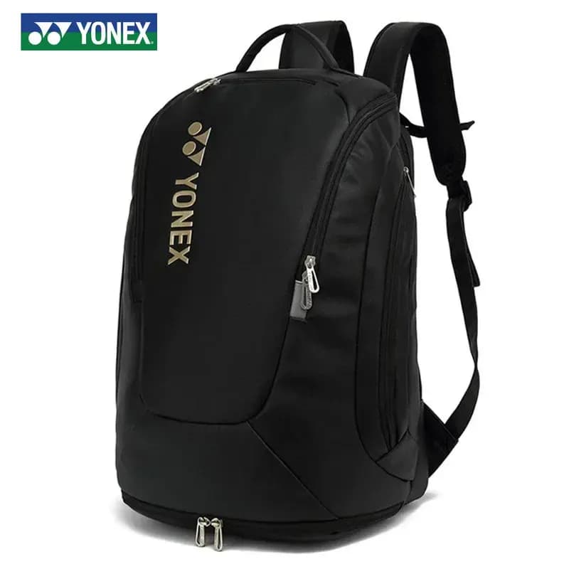 Yonex-男性と女性のための防水耐久性バドミントンラケットバックパック、大容量、競技トレーニング、テニススポーツバッグ、ファッション
