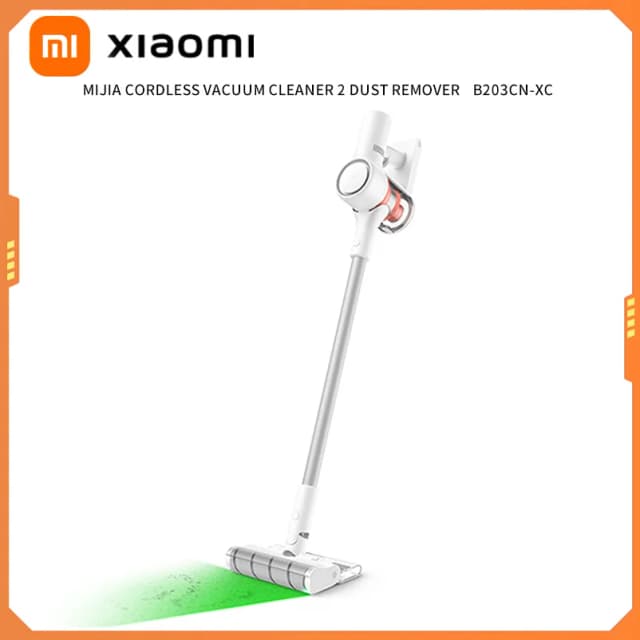 Aspiradoras inalámbricas XIAOMI MIJIA 2 edición de pantalla de polvo, succión de 24kPa, duración máxima de la batería 60 min, aspiradora de mano inalámbrica
