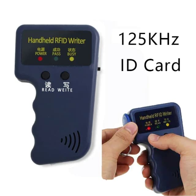 5YOA copiadora portátil escritor duplicador programador lector regrabable ID Keyfobs etiquetas 125KHz EM4100 TK4100 EM4305 T5577