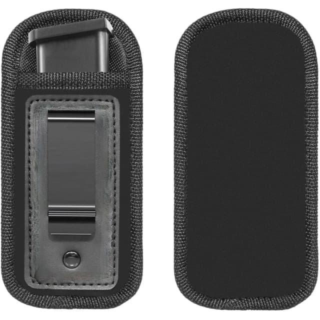    Funda oculta para cargador de pistola con clip para cinturón, compatible con pistolas de 9mm y .40mm, modelos 19, 21, 22, 23, Ruger SR40, Full size, XD, Beretta